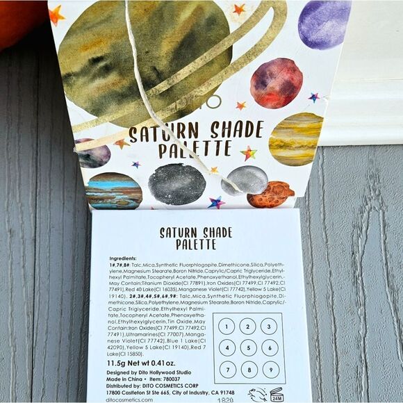 DITO COSMETICS SATURN SHADE 9 PAN EYESHADOW BUTTERY PALETTE like new - Picture 5 of 14